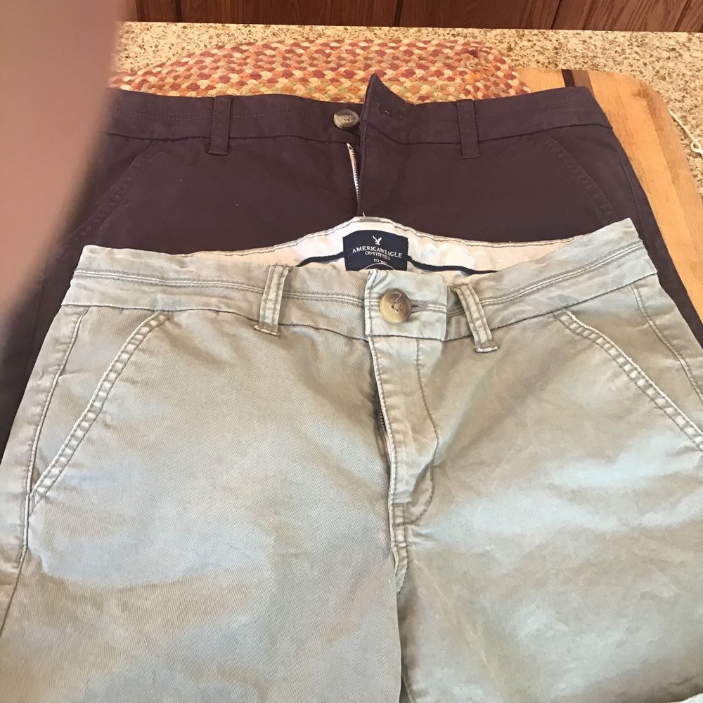 2 for 1 American Eagle Chino shorts